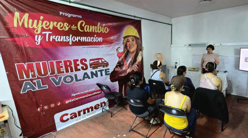 IMPULSA CARMEN DE LA ROSA CURSO GRATUITO DE MANEJO PARA MUJERES EN NEZAHUALCÓYOTL
