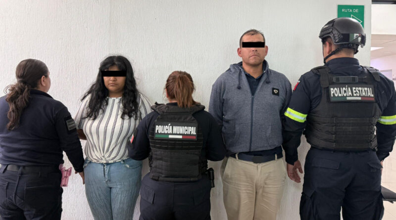 POLICÍA DE TLALNEPANTLA Y ELEMENTOS ESTATALES DETIENEN A UNA MUJER Y UN HOMBRE POR PRESUNTO ROBO CON VIOLENCIA EN SAN JUAN IXHUATEPEC