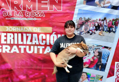 LLEVA CARMEN DE LA ROSA ESTERILIZACIÓN GRATUITA A COLONIAS DE NEZA